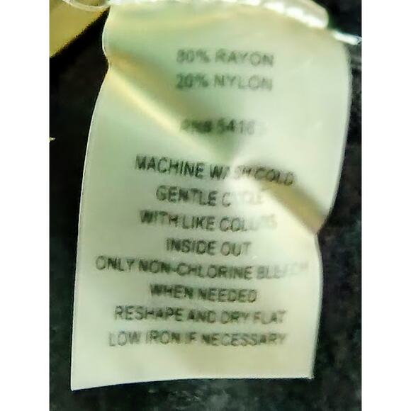 Calvin Klein Black Long Sleeve Turtleneck Sweater, Size S - Picture 4 of 5